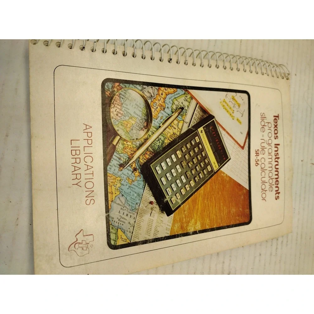 Texas Instruments SR-56 Calculator 1976 owners manual book 70's Vintage Tech